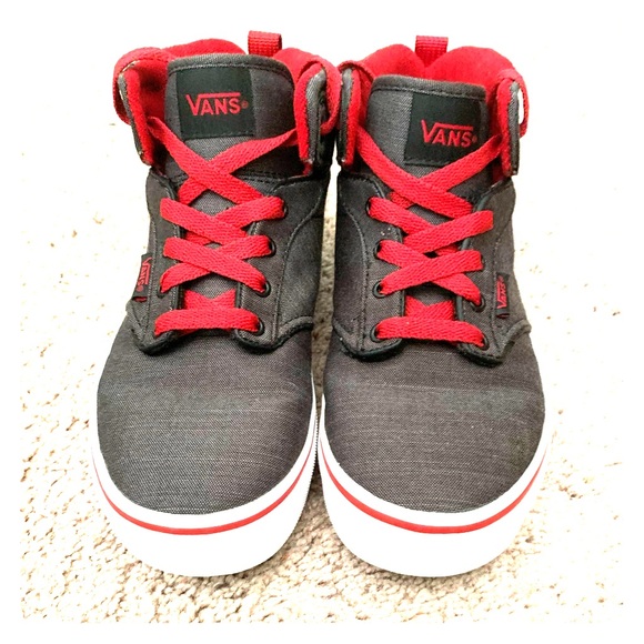 dark grey vans high tops